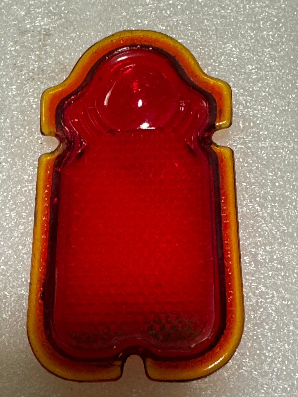 Harley NOS 5059-47 Tombstone First Generation Tail Lamp Red Lens #2 Mold Number 1947-1954 Knucklehead Panhead WL Servicar