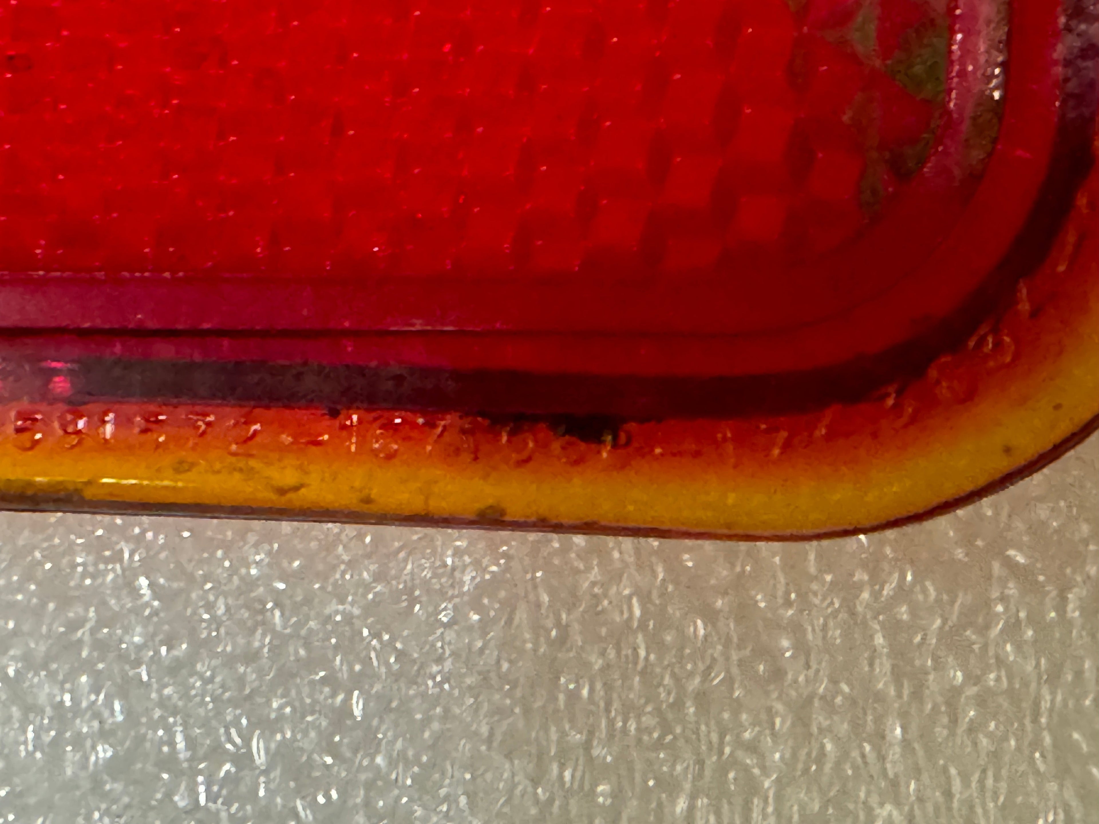 Harley NOS 5059-47 Tombstone First Generation Tail Lamp Red Lens #2 Mold Number 1947-1954 Knucklehead Panhead WL Servicar