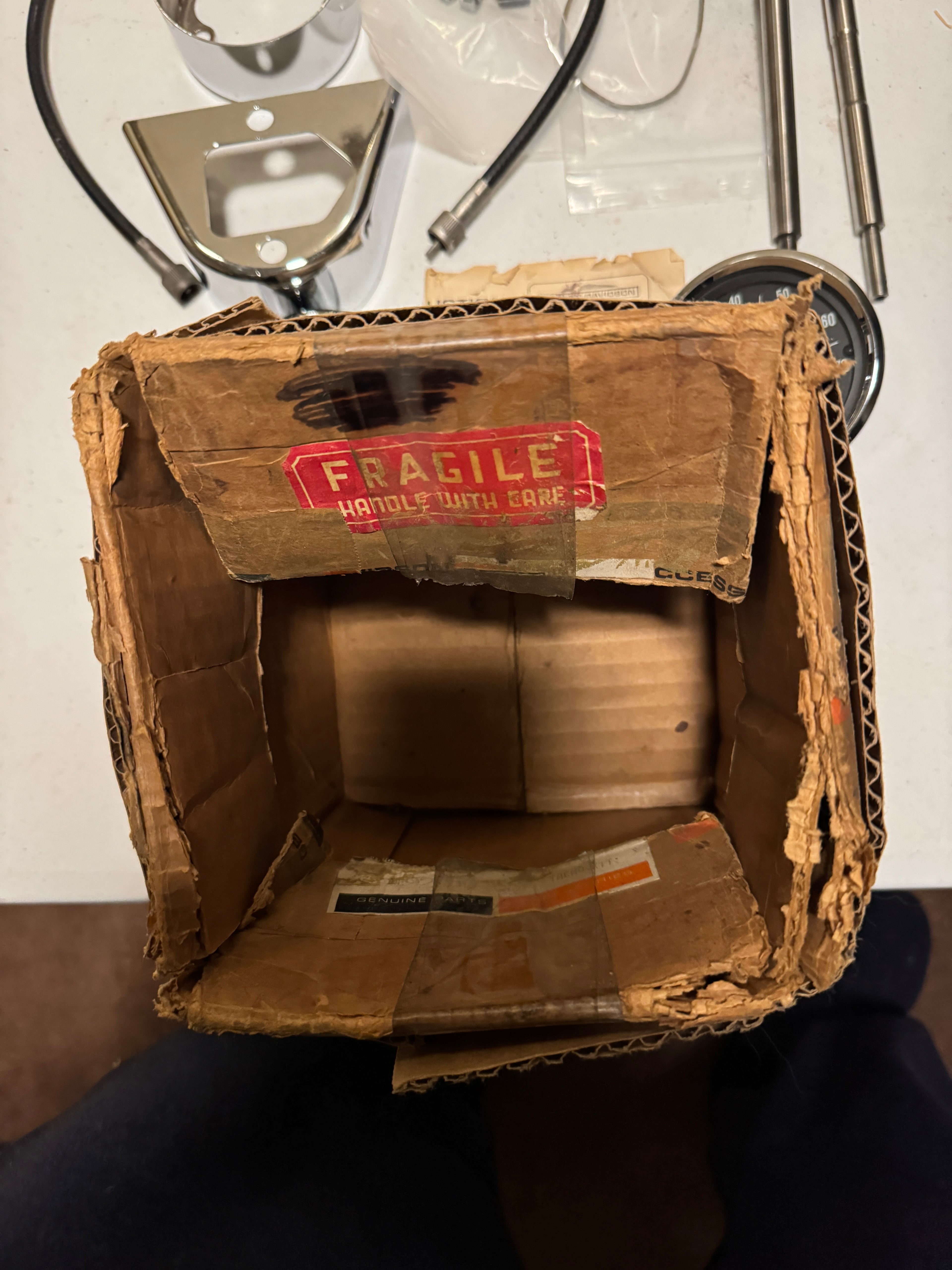 Harley NOS 92050-65A Tachometer Kit The Whole Enchilada!  Electra-Glide Duo-Glide 1961-1969