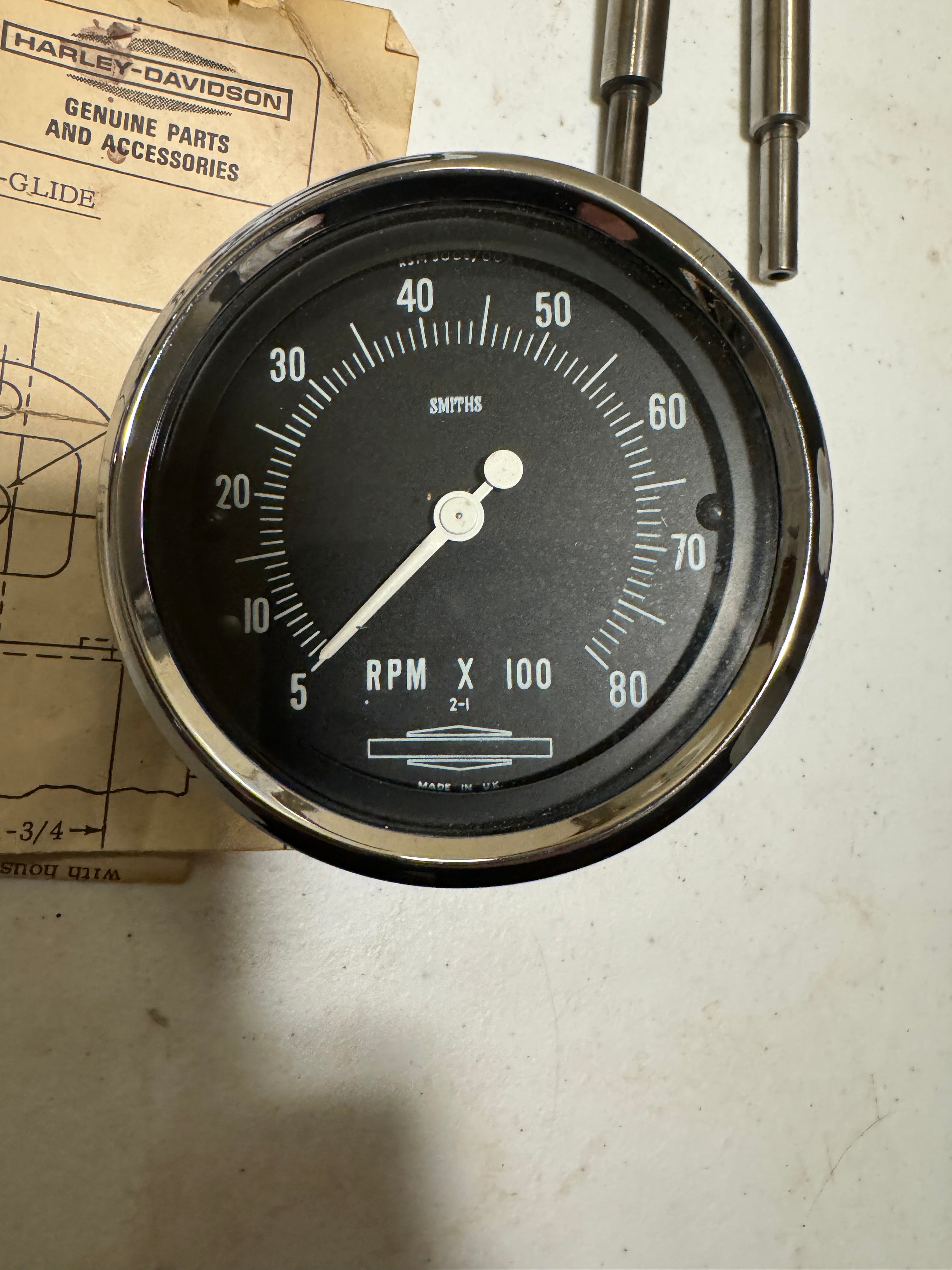 Harley NOS 92050-65A Tachometer Kit The Whole Enchilada!  Electra-Glide Duo-Glide 1961-1969
