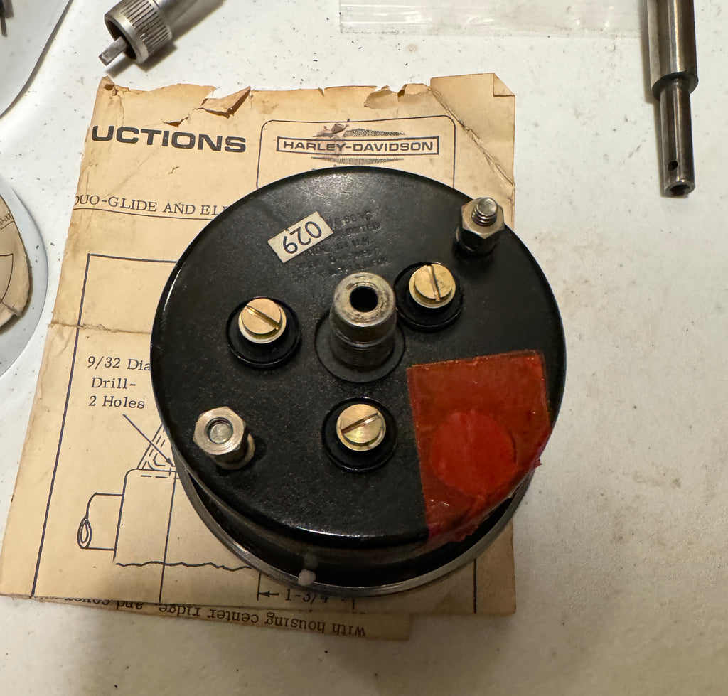 Harley NOS 92050-65A Tachometer Kit The Whole Enchilada!  Electra-Glide Duo-Glide 1961-1969