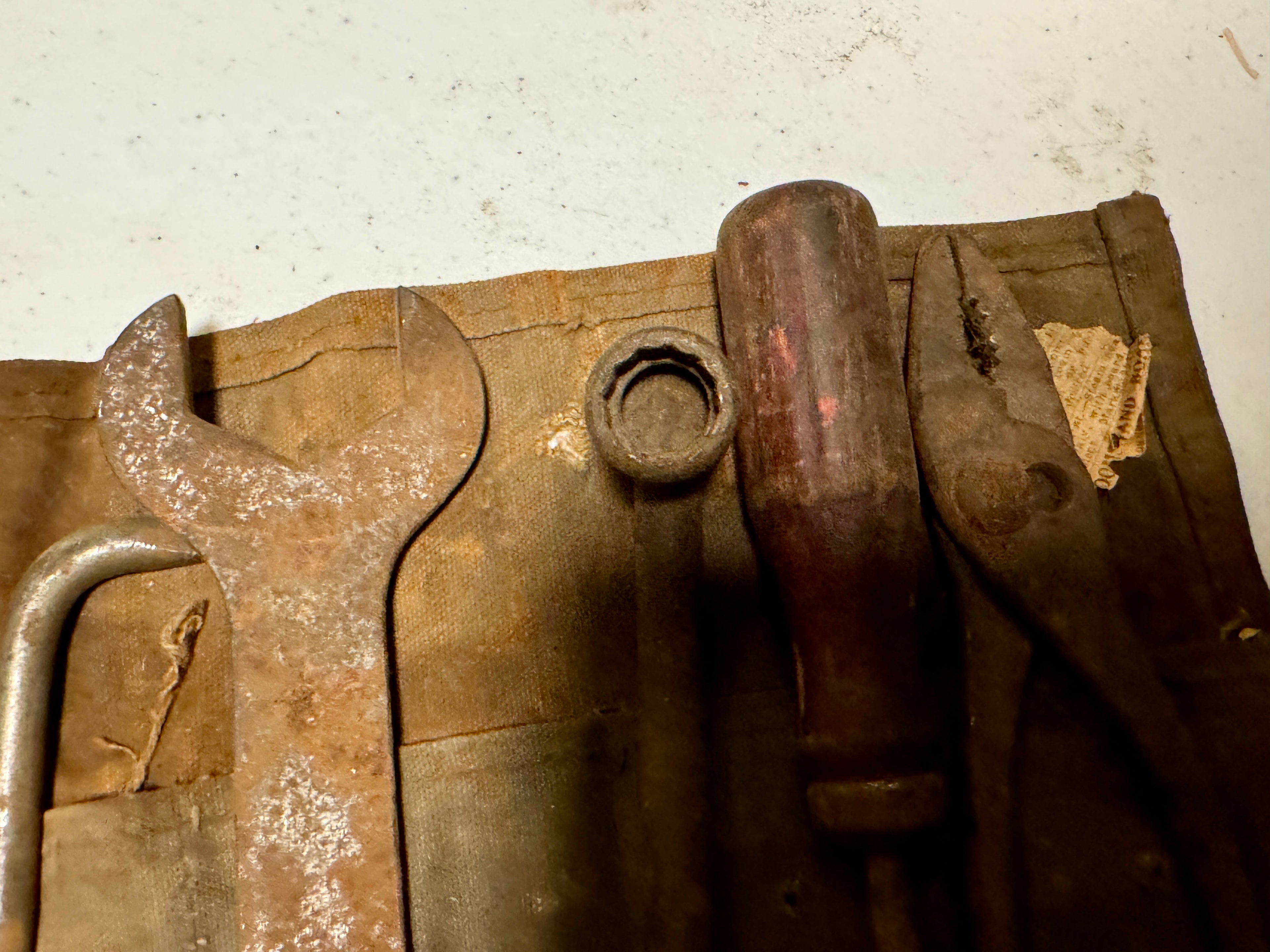 Harley Tool Roll With Tools 1930's 1940's Knucklehead UL WL