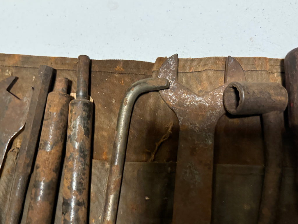 Harley Tool Roll With Tools 1930's 1940's Knucklehead UL WL