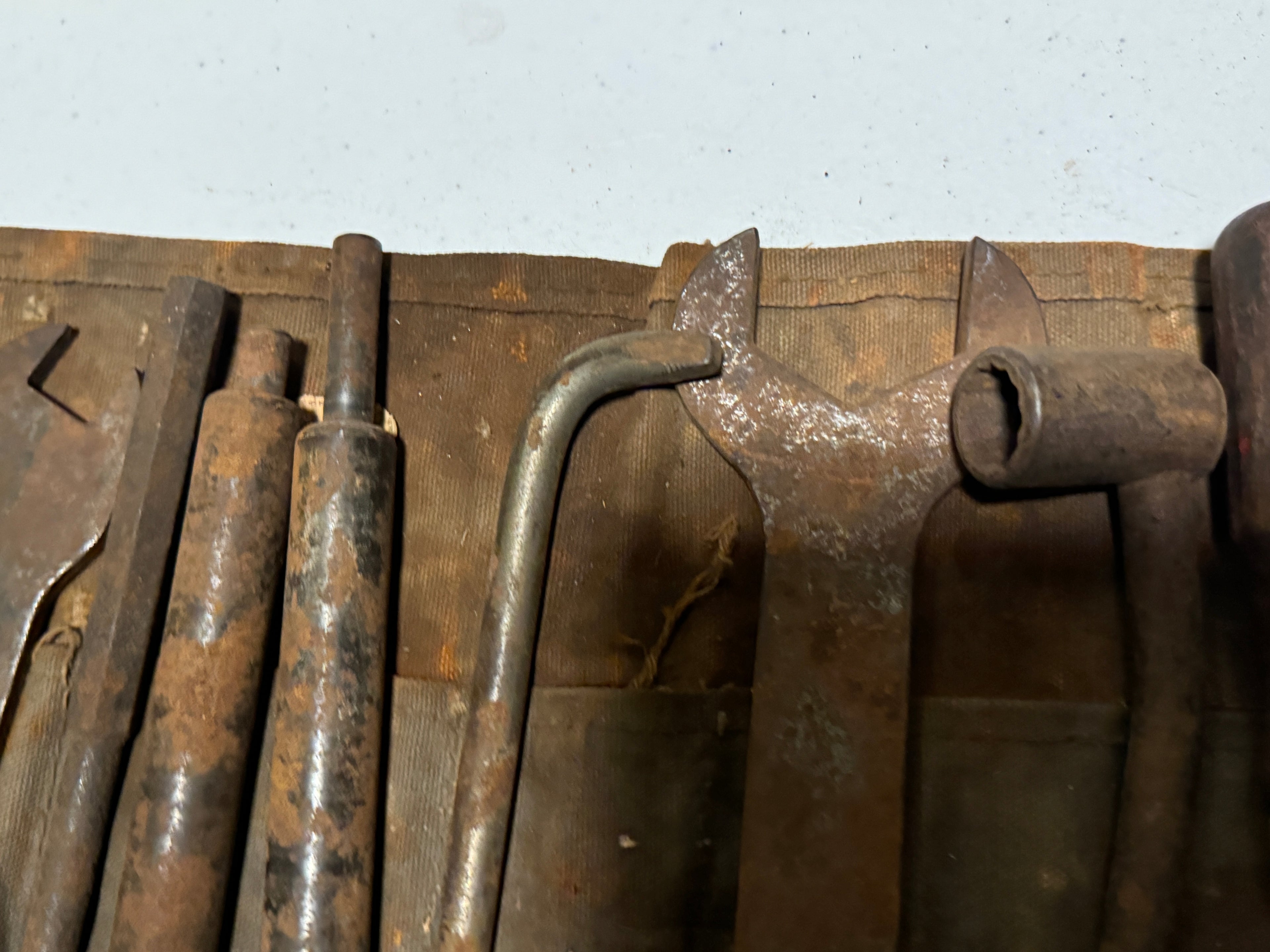 Harley Tool Roll With Tools 1930's 1940's Knucklehead UL WL