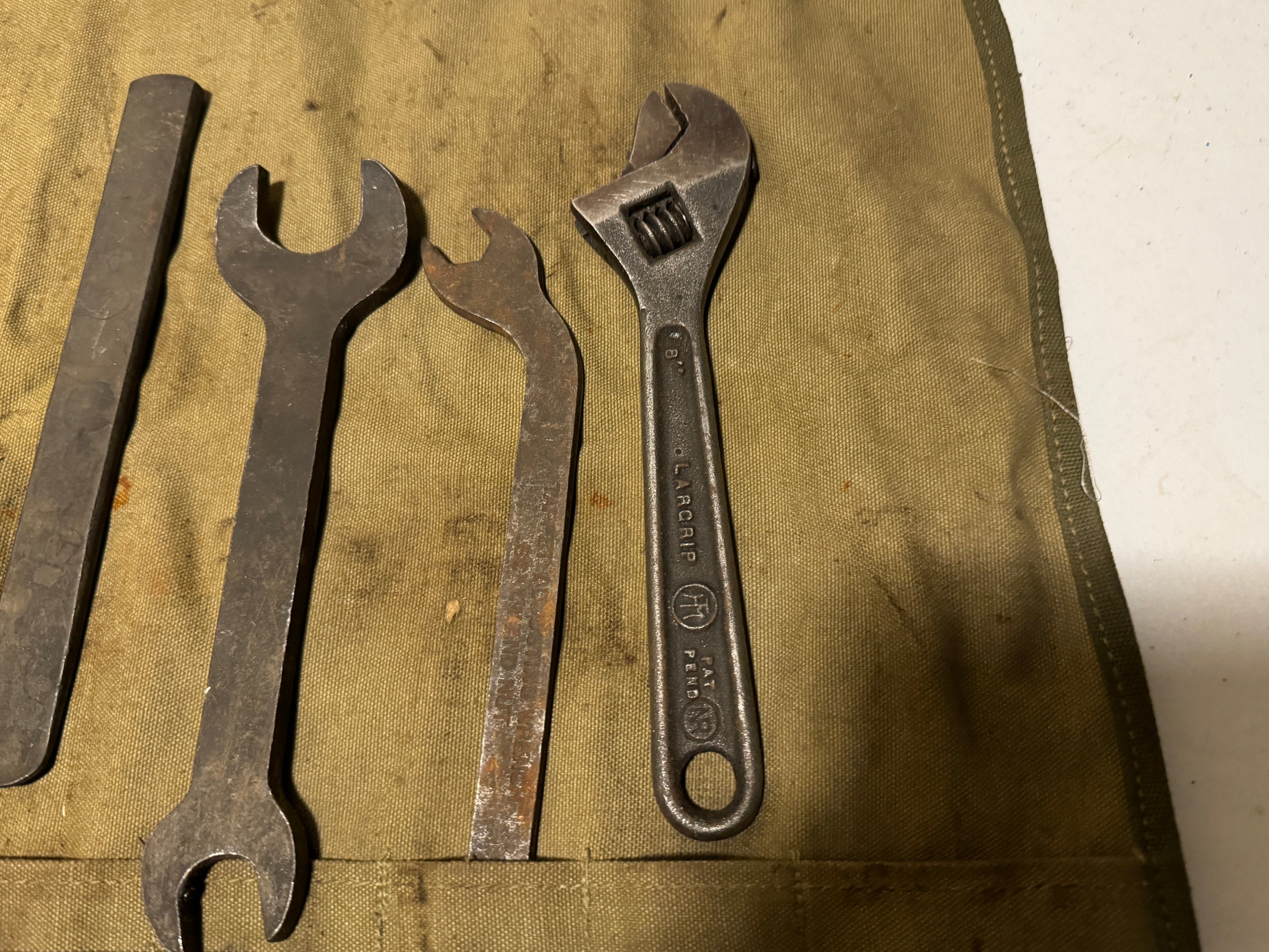 Harley WLA WLC Tool Roll OEM Original WWII Military