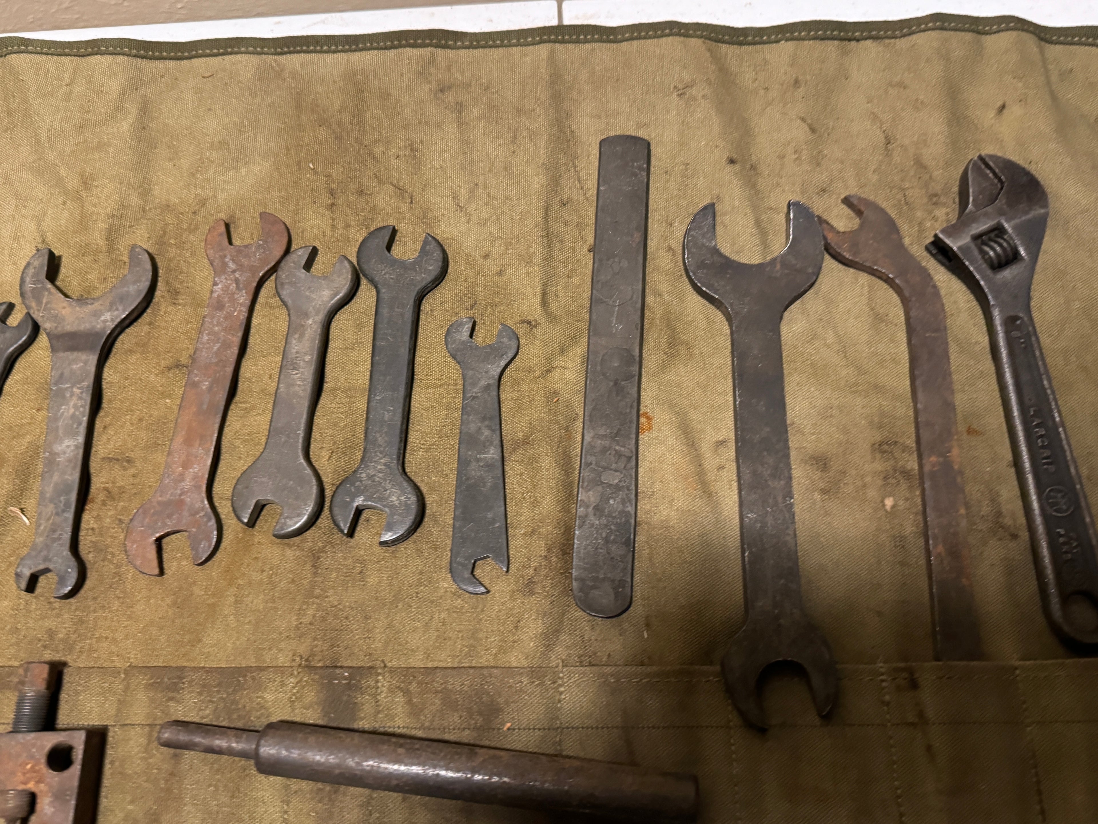 Harley WLA WLC Tool Roll OEM Original WWII Military