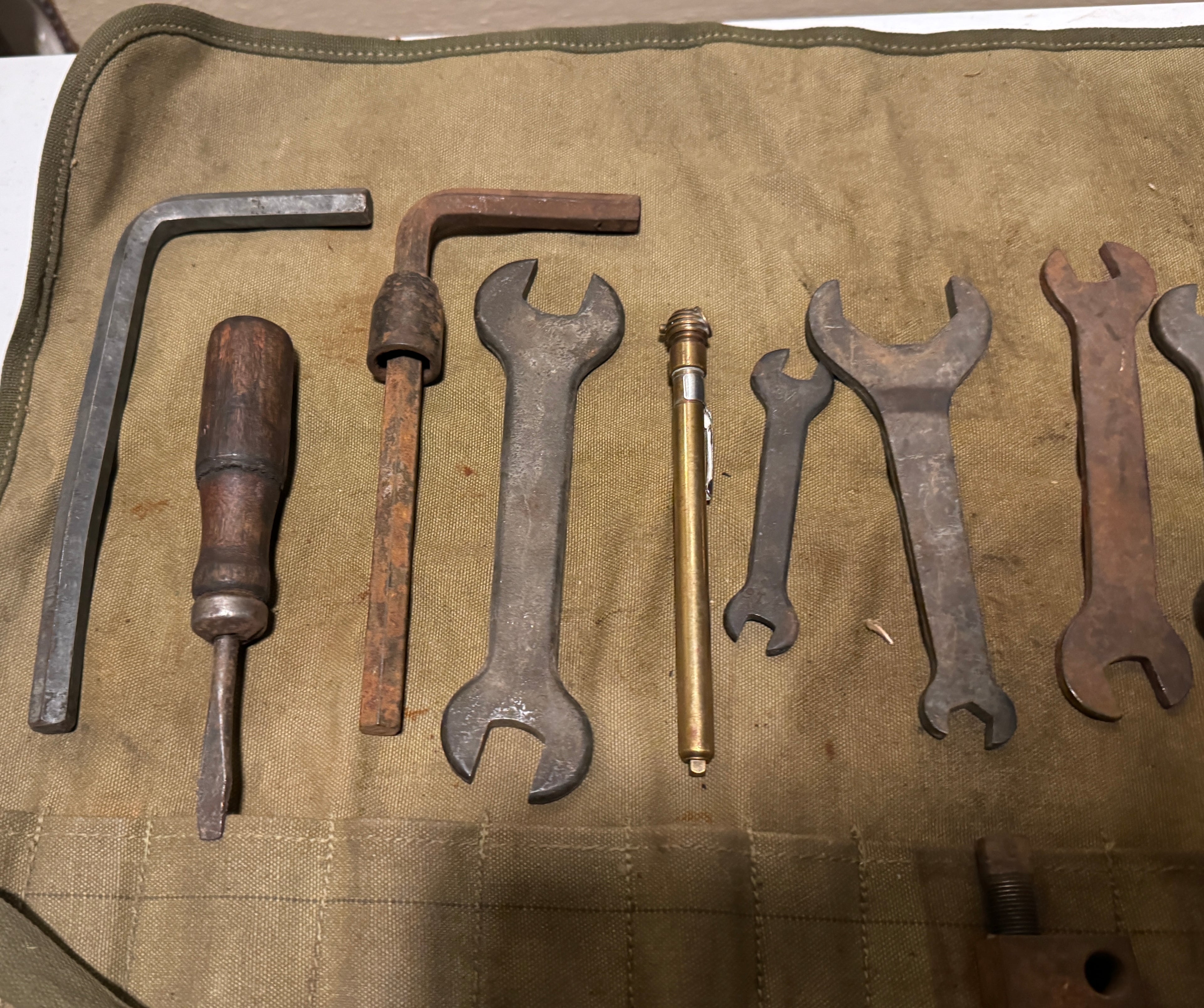 Harley WLA WLC Tool Roll OEM Original WWII Military