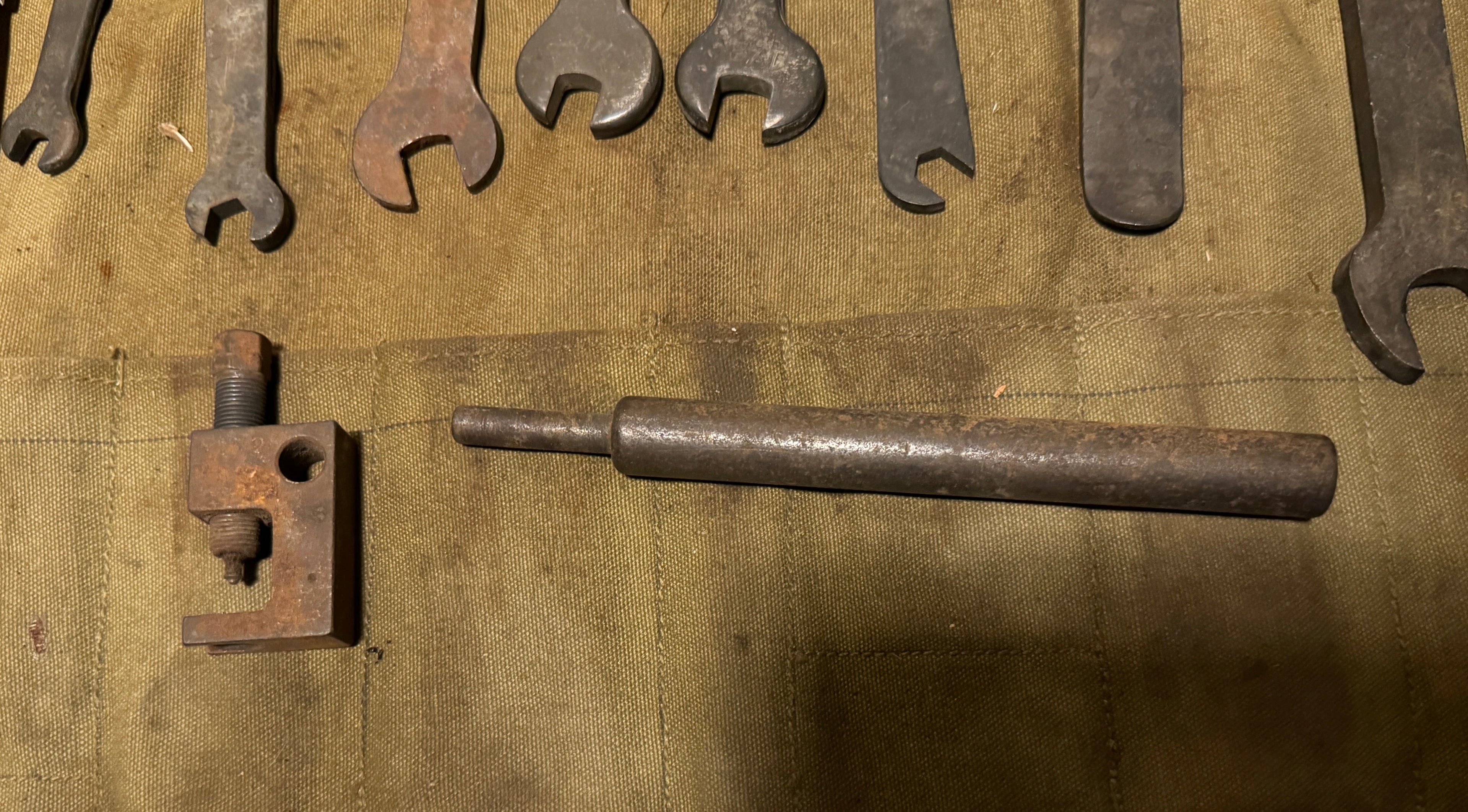 Harley WLA WLC Tool Roll OEM Original WWII Military