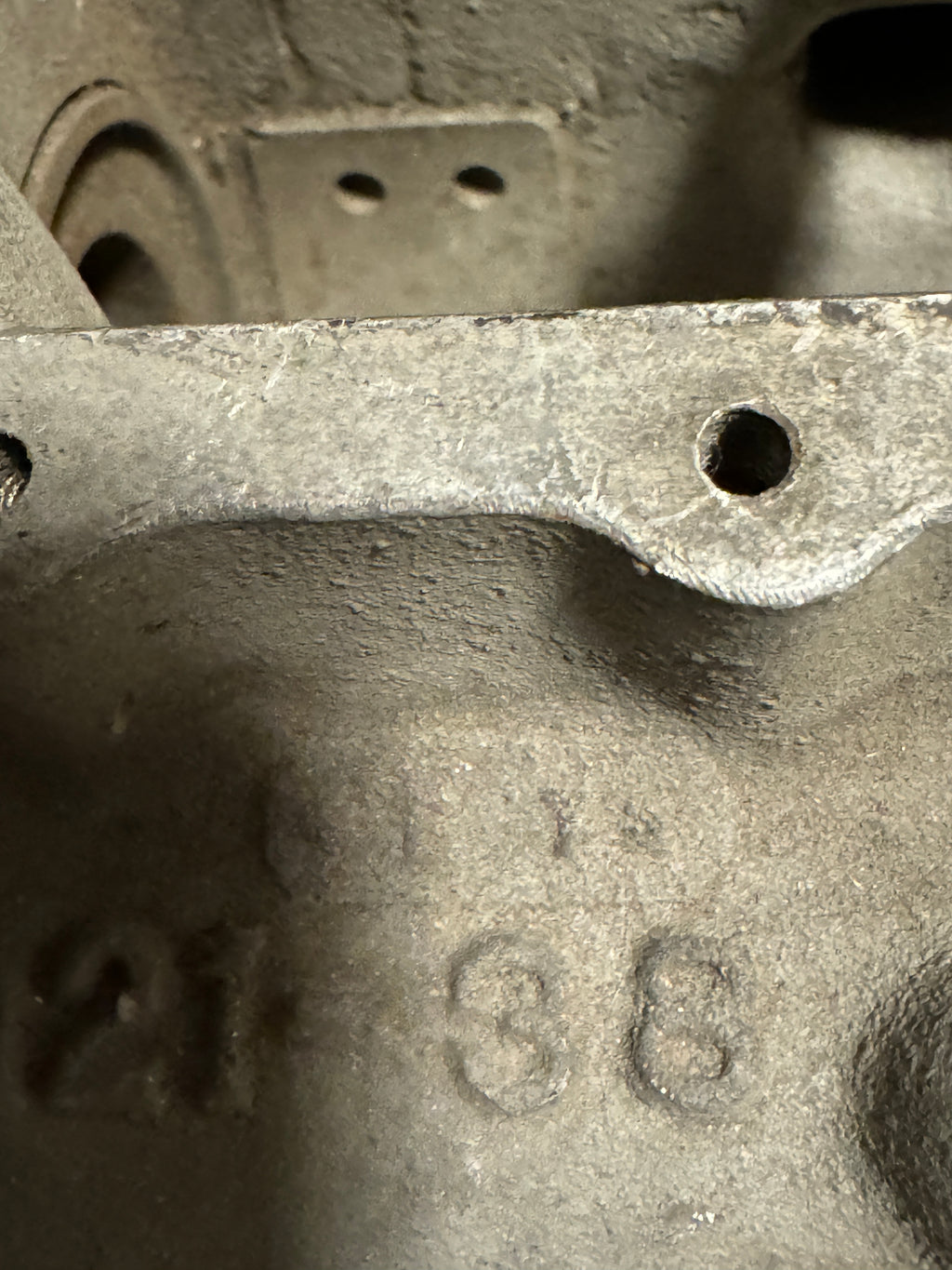 Harley NOS 2258-38 1938-1939 Two Bolt Transmission Case 2345-33 Sprocket Cover & Door