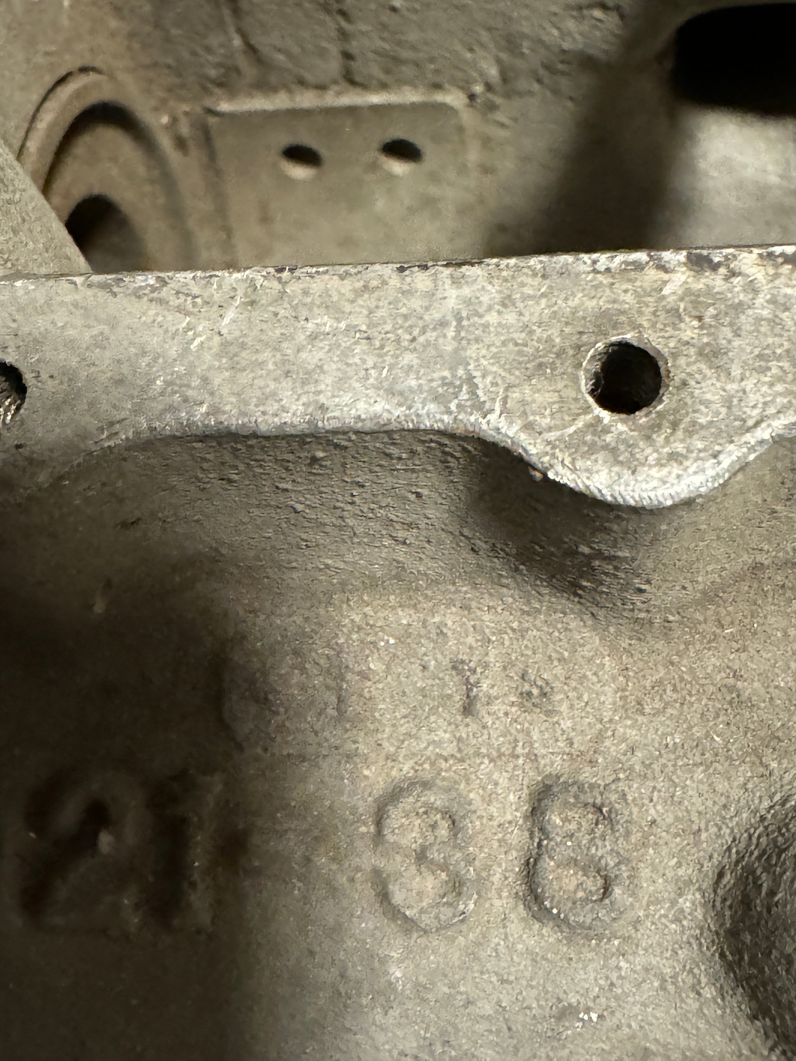 Harley NOS 2258-38 1938-1939 Two Bolt Transmission Case 2345-33 Sprocket Cover & Door