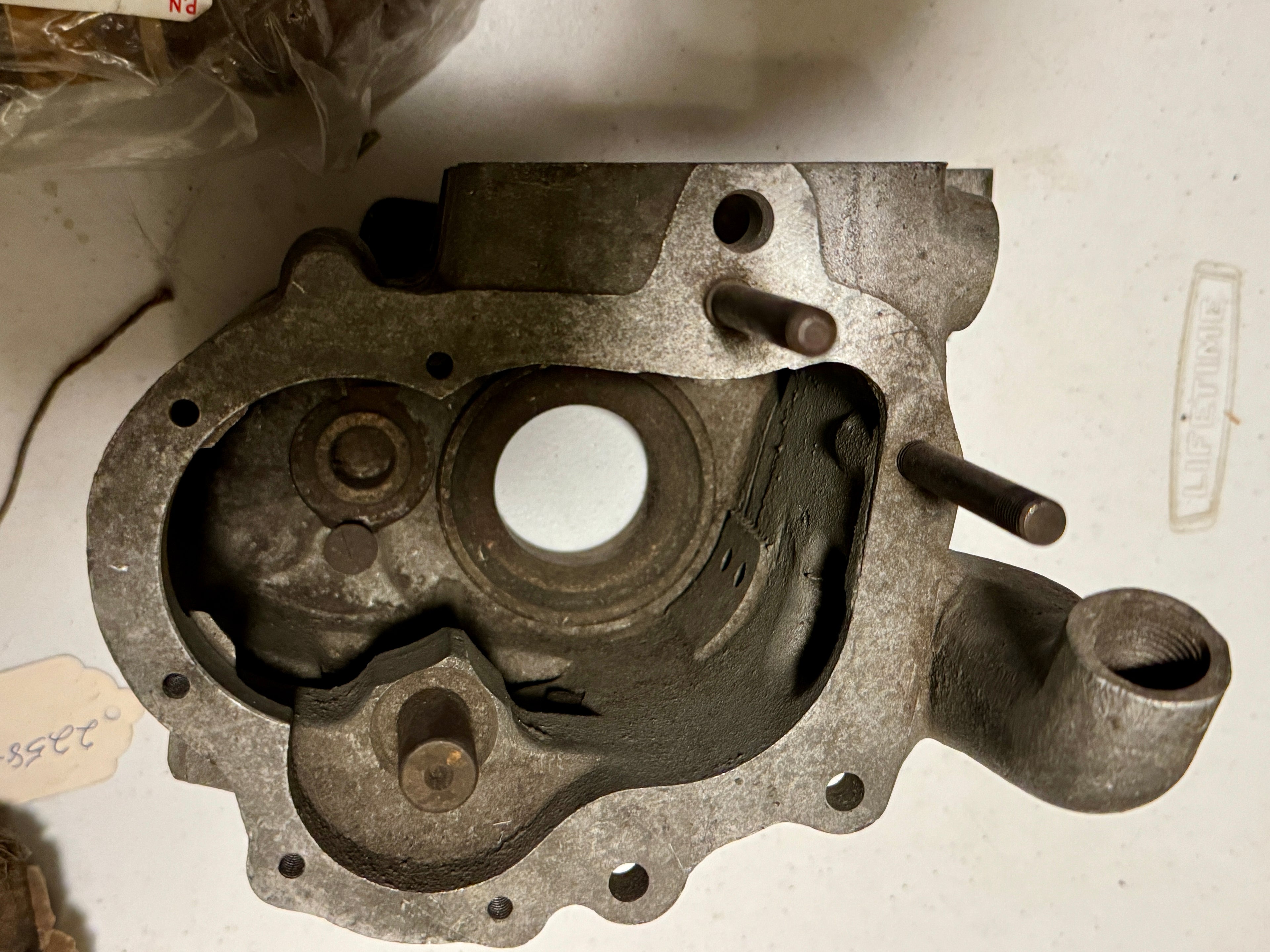 Harley NOS 2258-38 1938-1939 Two Bolt Transmission Case 2345-33 Sprocket Cover & Door