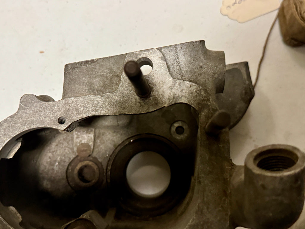 Harley NOS 2258-38 1938-1939 Two Bolt Transmission Case 2345-33 Sprocket Cover & Door