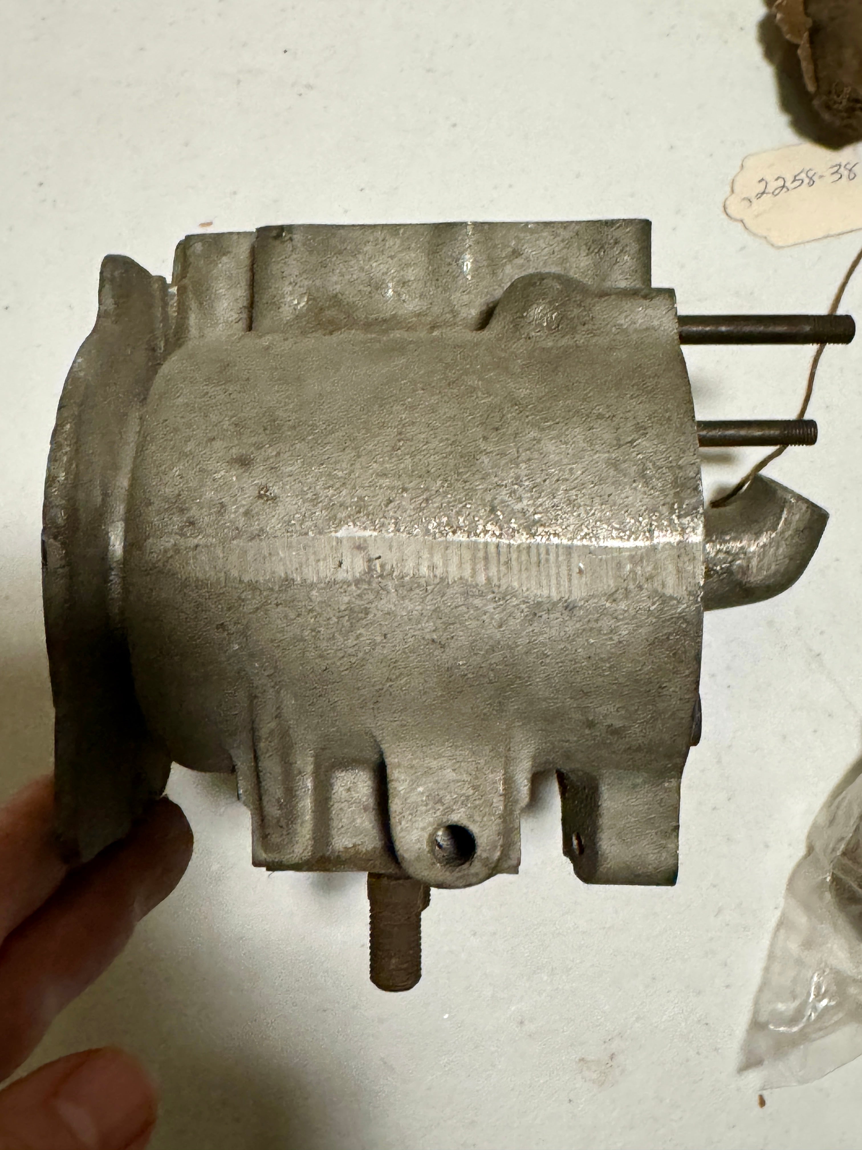 Harley NOS 2258-38 1938-1939 Two Bolt Transmission Case 2345-33 Sprocket Cover & Door