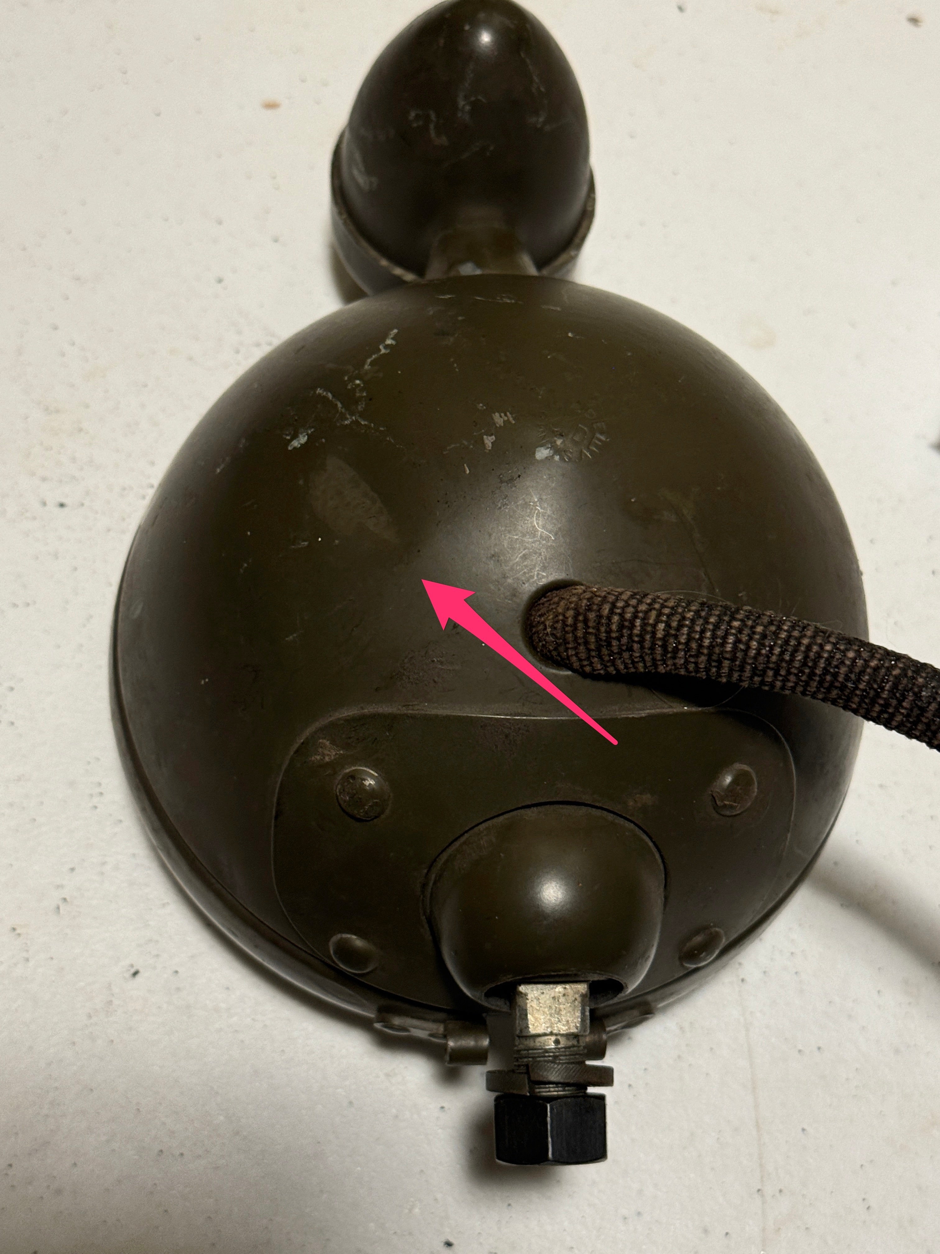 Harley NOS 67700-42 XA WWII Military Headlamp & Blackout Marker Lamp