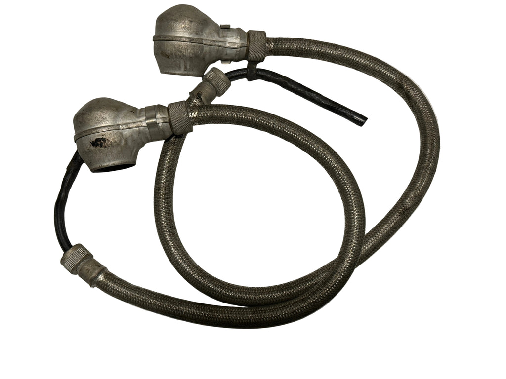 Harley NOS Knucklehead UL WL Shielded Spark Plug Cables Radio Special Police 1939-1948