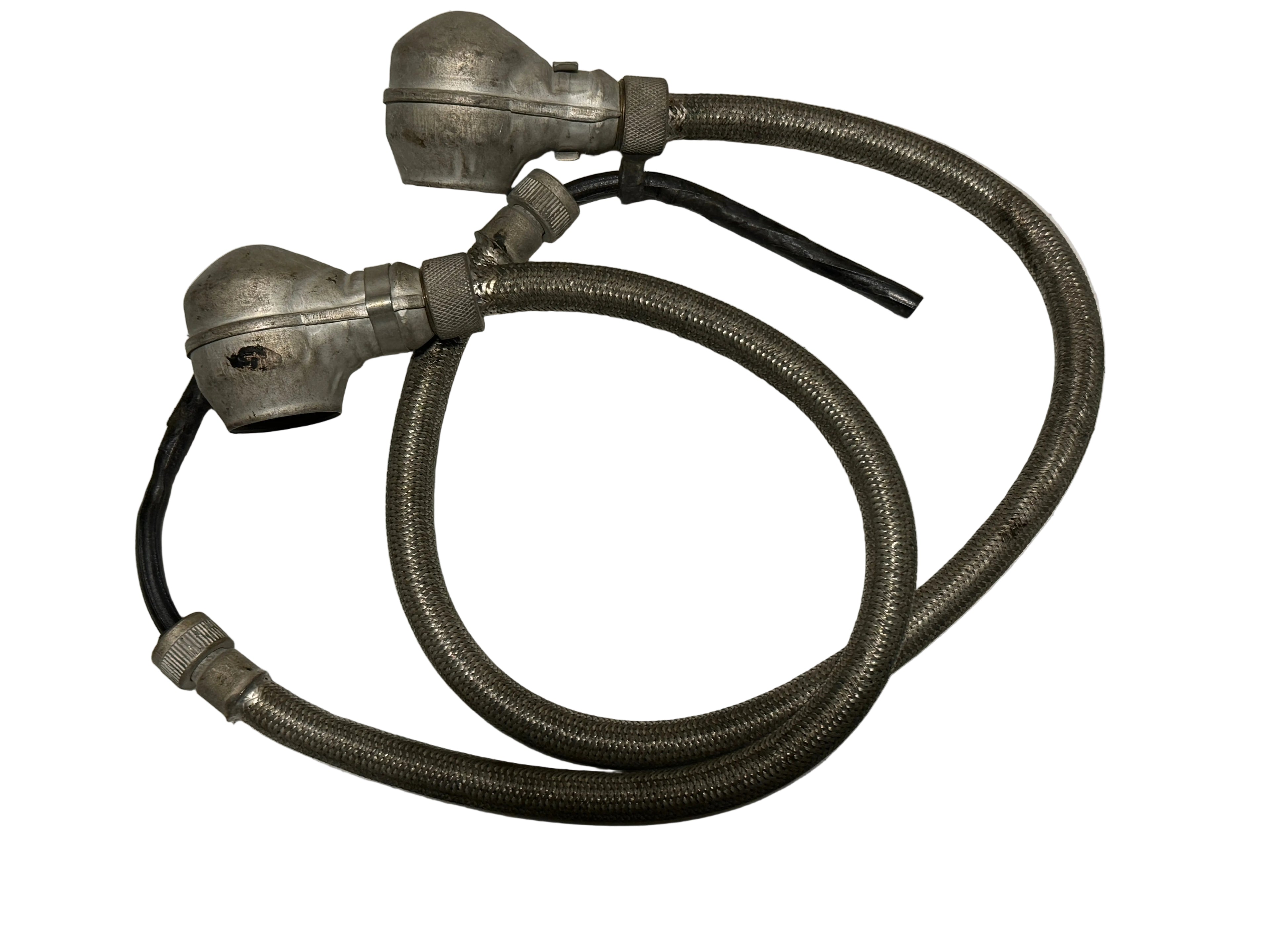 Harley NOS Knucklehead UL WL Shielded Spark Plug Cables Radio Special Police 1939-1948