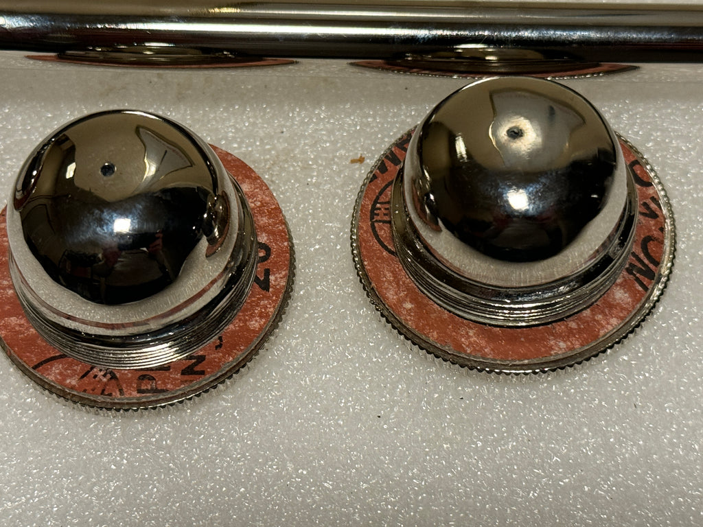 Harley JD VL Single DL RL Fuel Cap & Plunger or Syringe Cap Kit 1925-1934 Nickel Plated