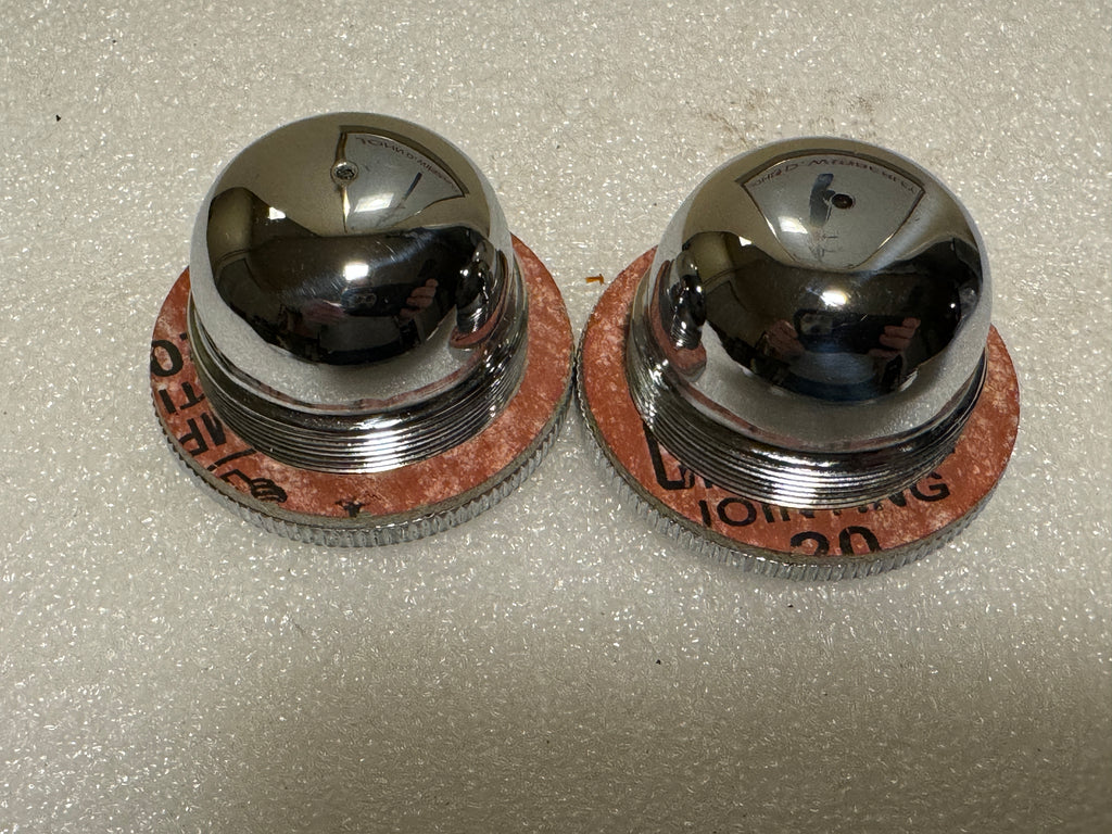 Harley JD VL Single DL RL Fuel Cap & Plunger or Syringe Cap Kit 1925-1934 Chrome Plated (Copy)
