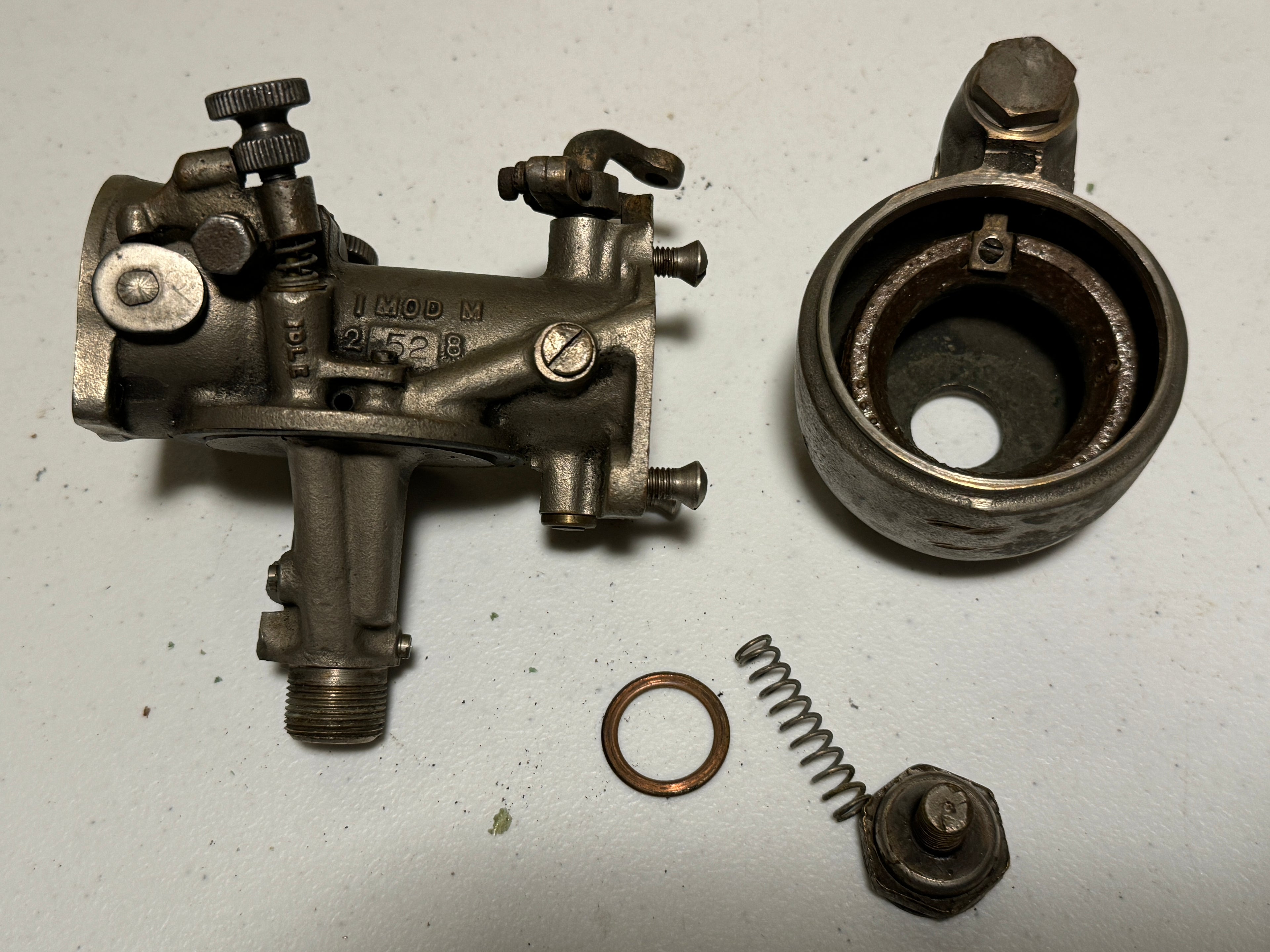 Indian Linkert M-7 1" Carburetor Nickel Plated Sport Scout 1933-1943