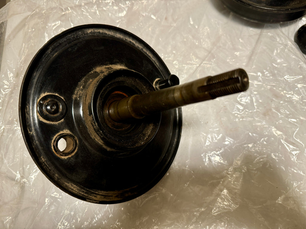Harley VL NOS Sidecar Brake, Axle, & Hubcap