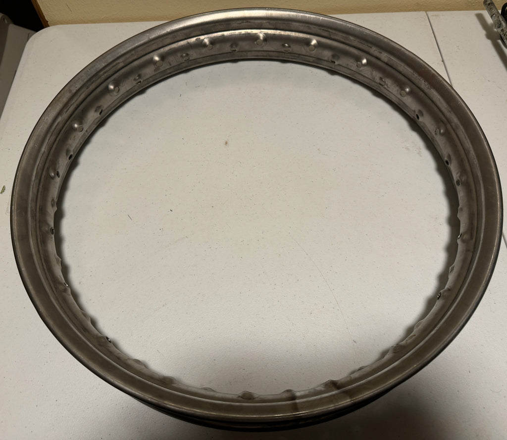 Harley 3940-35 18" Kelsey-Hayes Rim Pre-War Knucklehead UL VL Stamped KHW