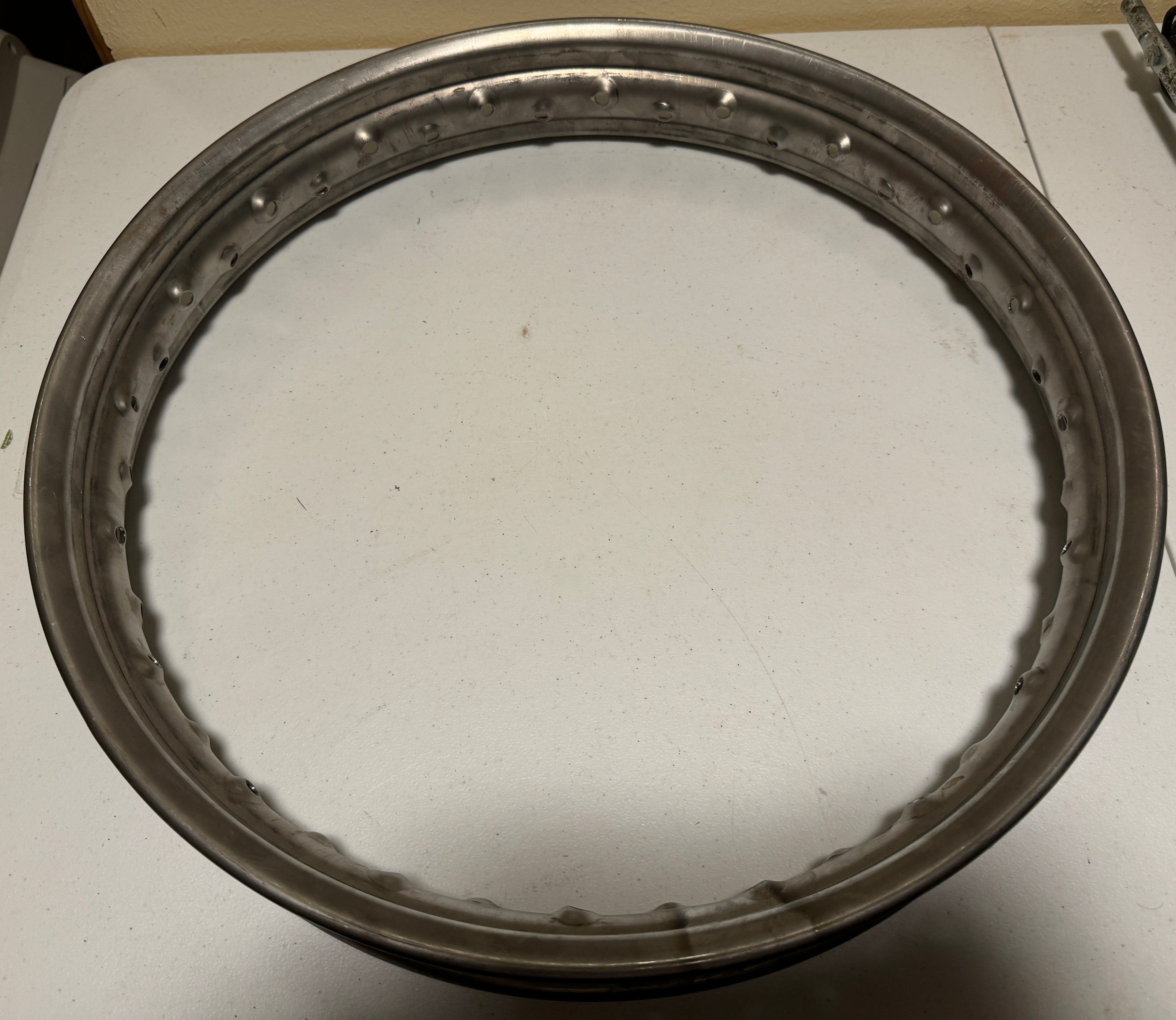 Harley 3940-35 18" Kelsey-Hayes Rim Pre-War Knucklehead UL VL Stamped KHW