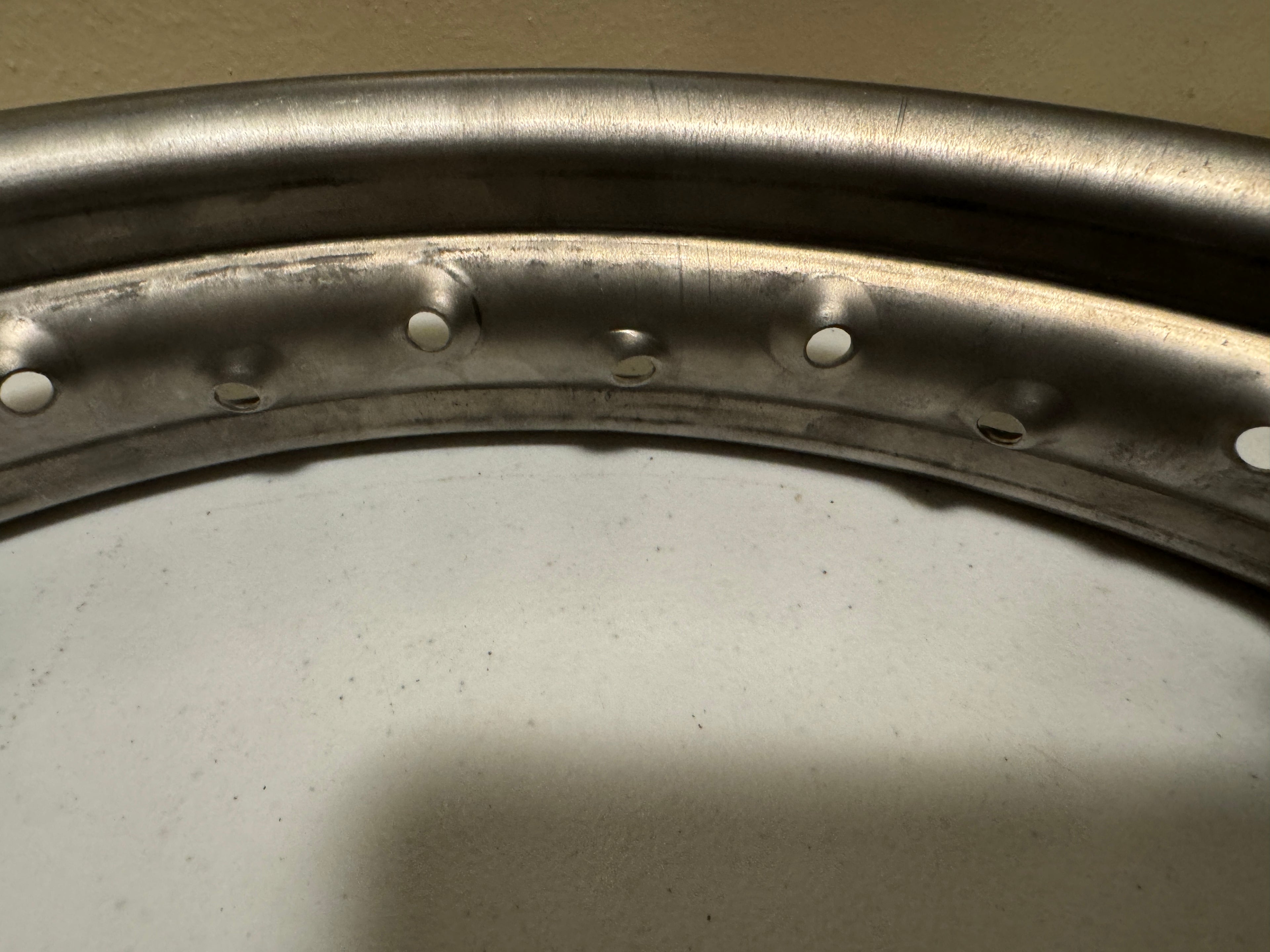 Harley 3940-35 18" Kelsey-Hayes Rim Pre-War Knucklehead UL VL Stamped KHW