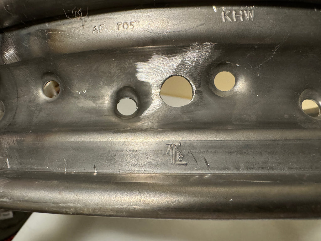 Harley 3940-35 18" Kelsey-Hayes Rim Pre-War Knucklehead UL VL Stamped KHW