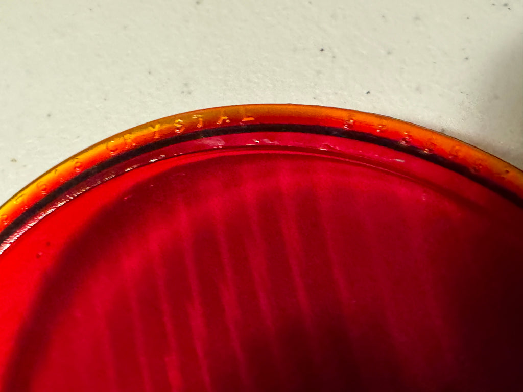 Harley OEM 68662-38; Early 11372-38 Guide Fluted Red Pursuit Lens Set Set 1