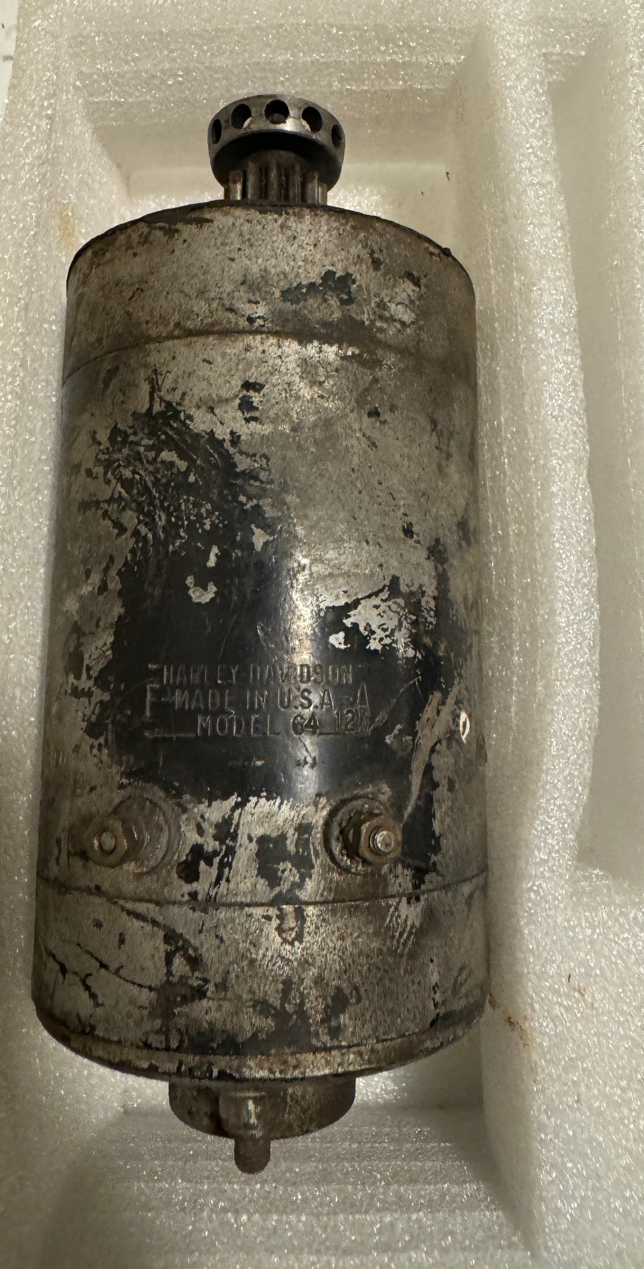 Harley Model 64 12 Volt Generator 1964 Servicar Only