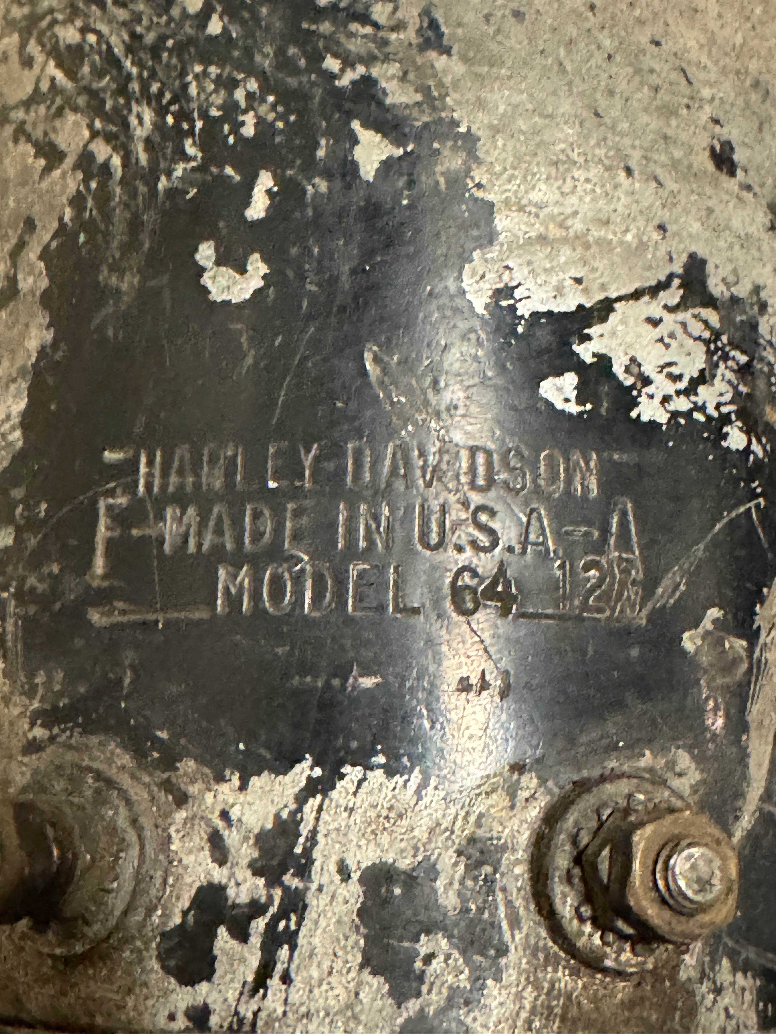 Harley Model 64 12 Volt Generator 1964 Servicar Only