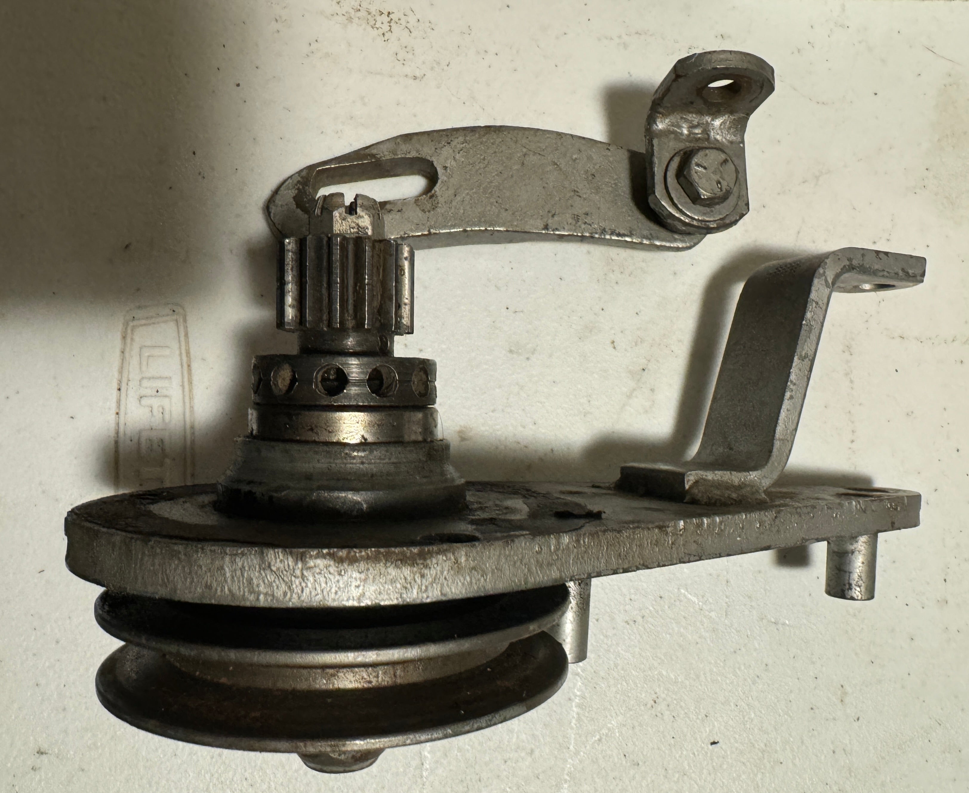 Harley Servicar Alternator Pulley Bracket 29963-65 & Adjuster 29971-65 Complete