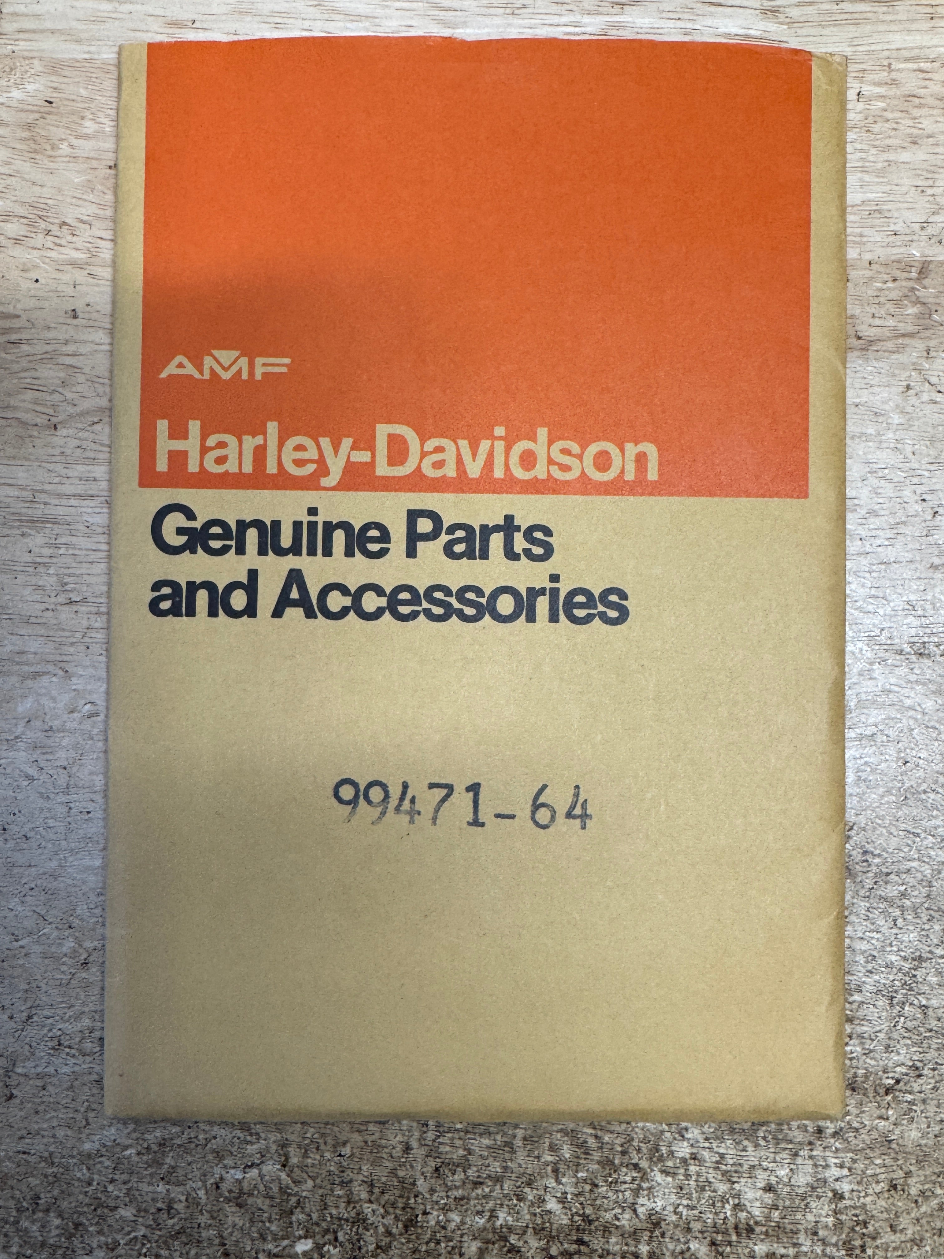 Harley 99471-64 Scat & Pacer Rider's Handbook Owner's Manual