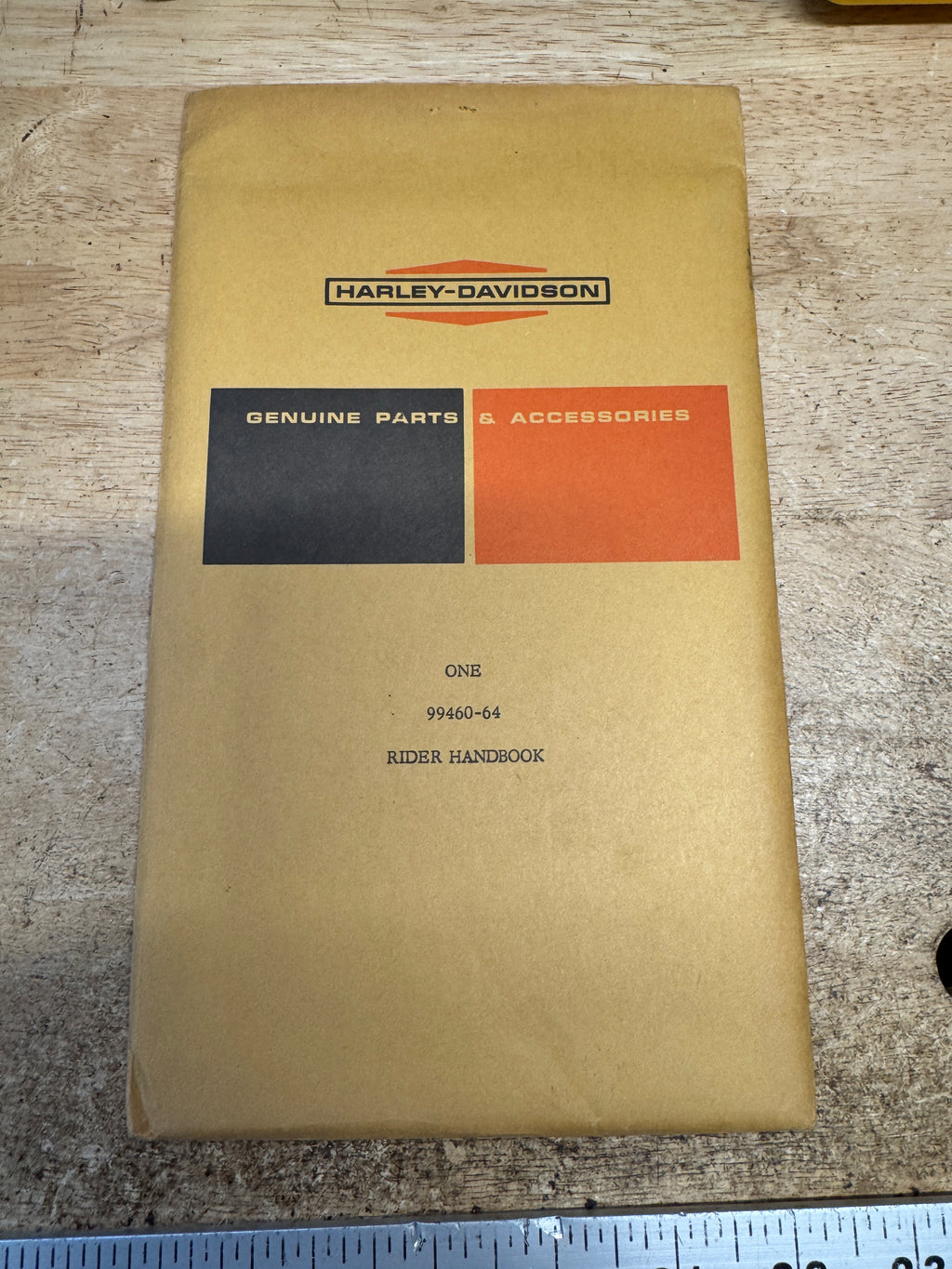 Harley 99460-64 Duo-Glide Rider's Handbook Owner's Manual