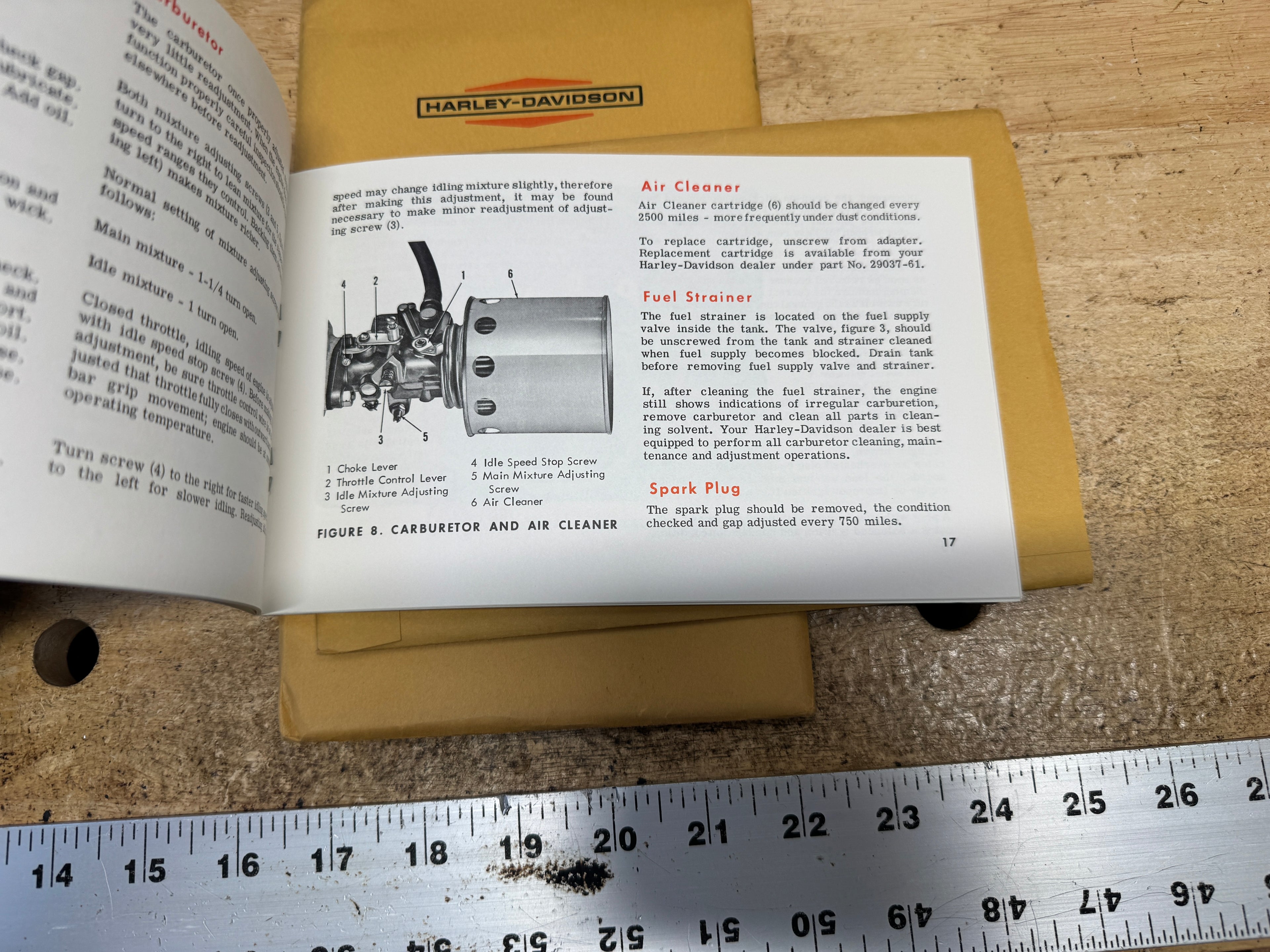 Harley 99471-64 Scat & Pacer Rider's Handbook Owner's Manual