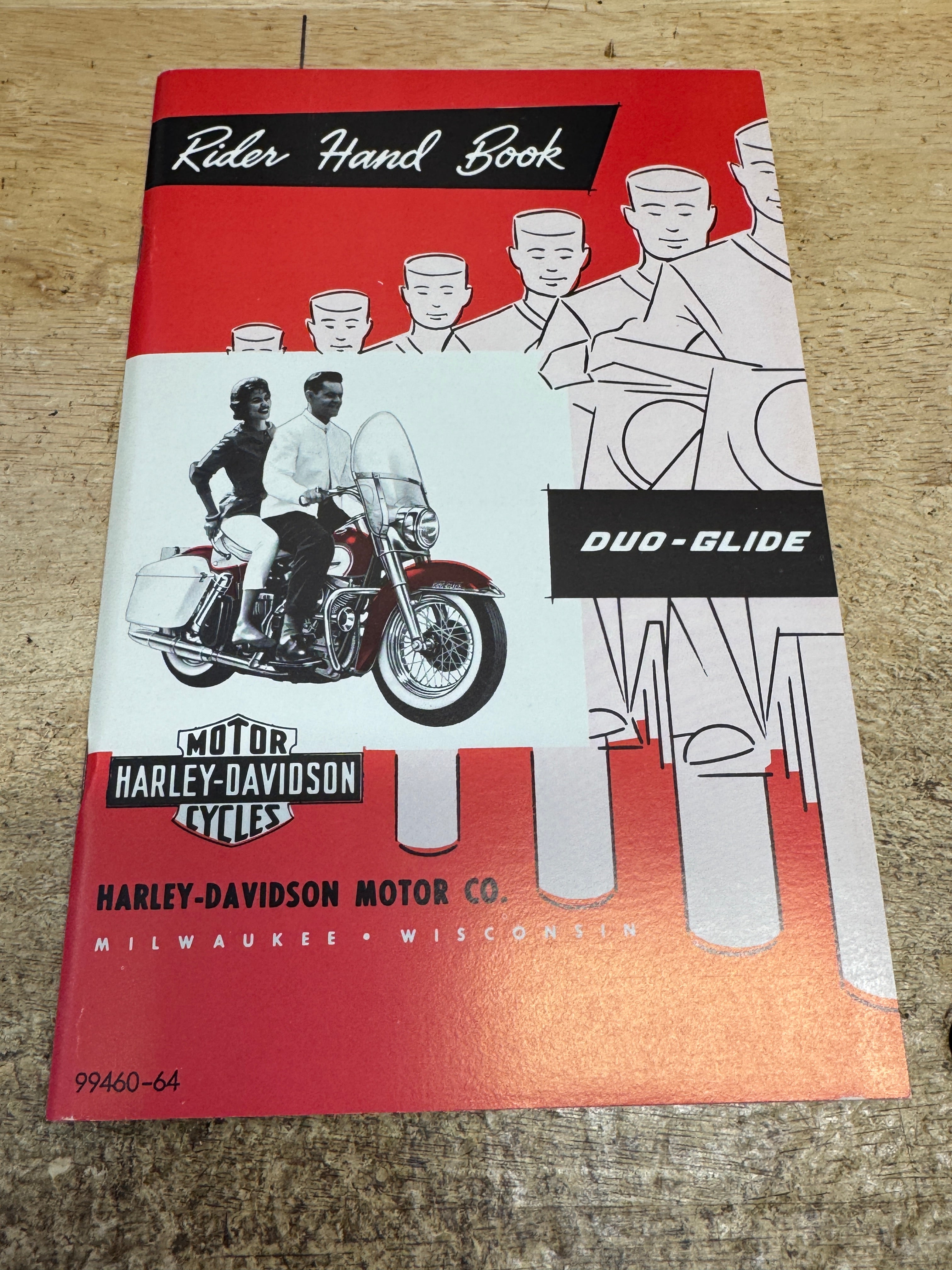 Harley 99460-64 Duo-Glide Rider's Handbook Owner's Manual