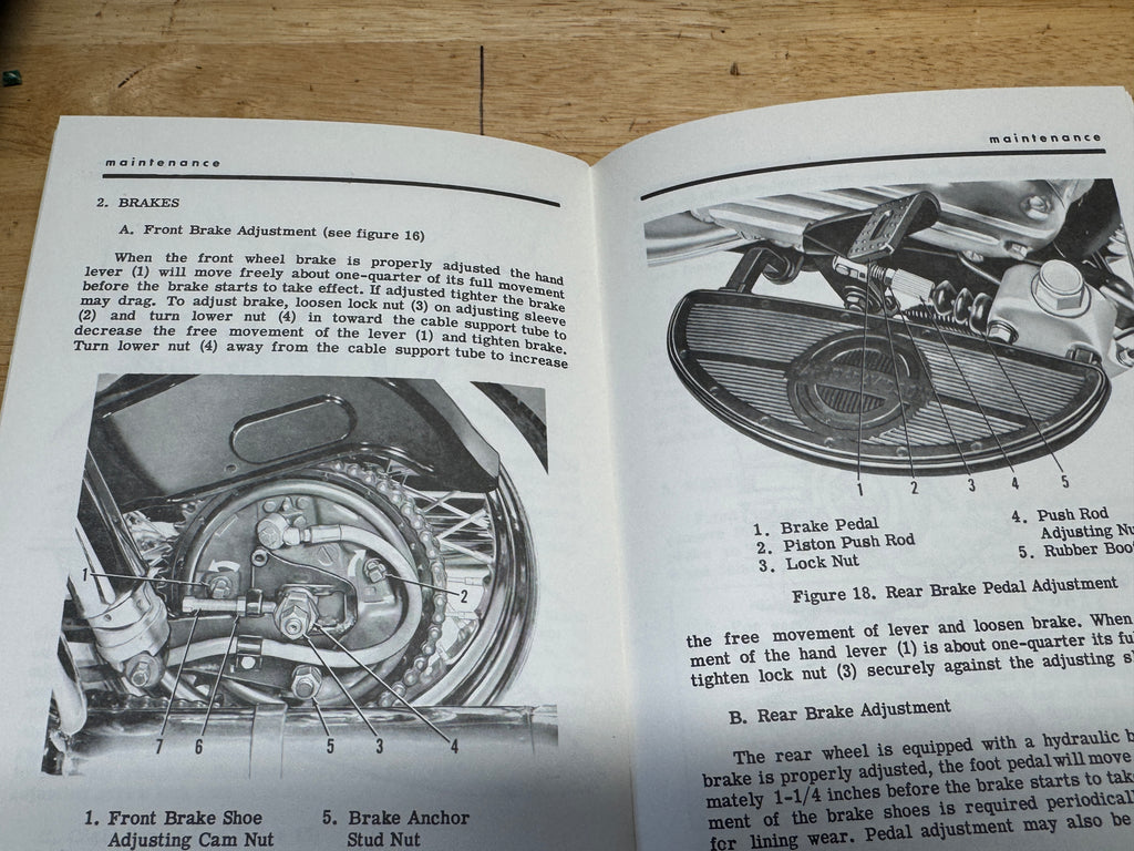 Harley 99460-64 Duo-Glide Rider's Handbook Owner's Manual