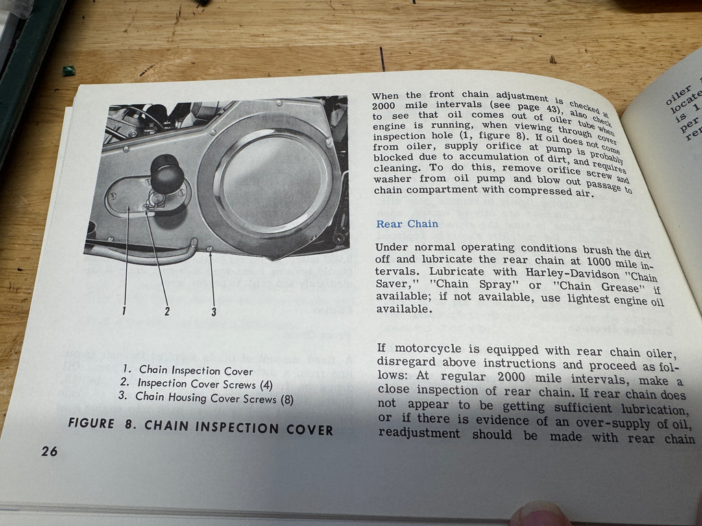 Harley 99460-66 Electra-Glide 1966 Rider's Handbook Owner's Manual