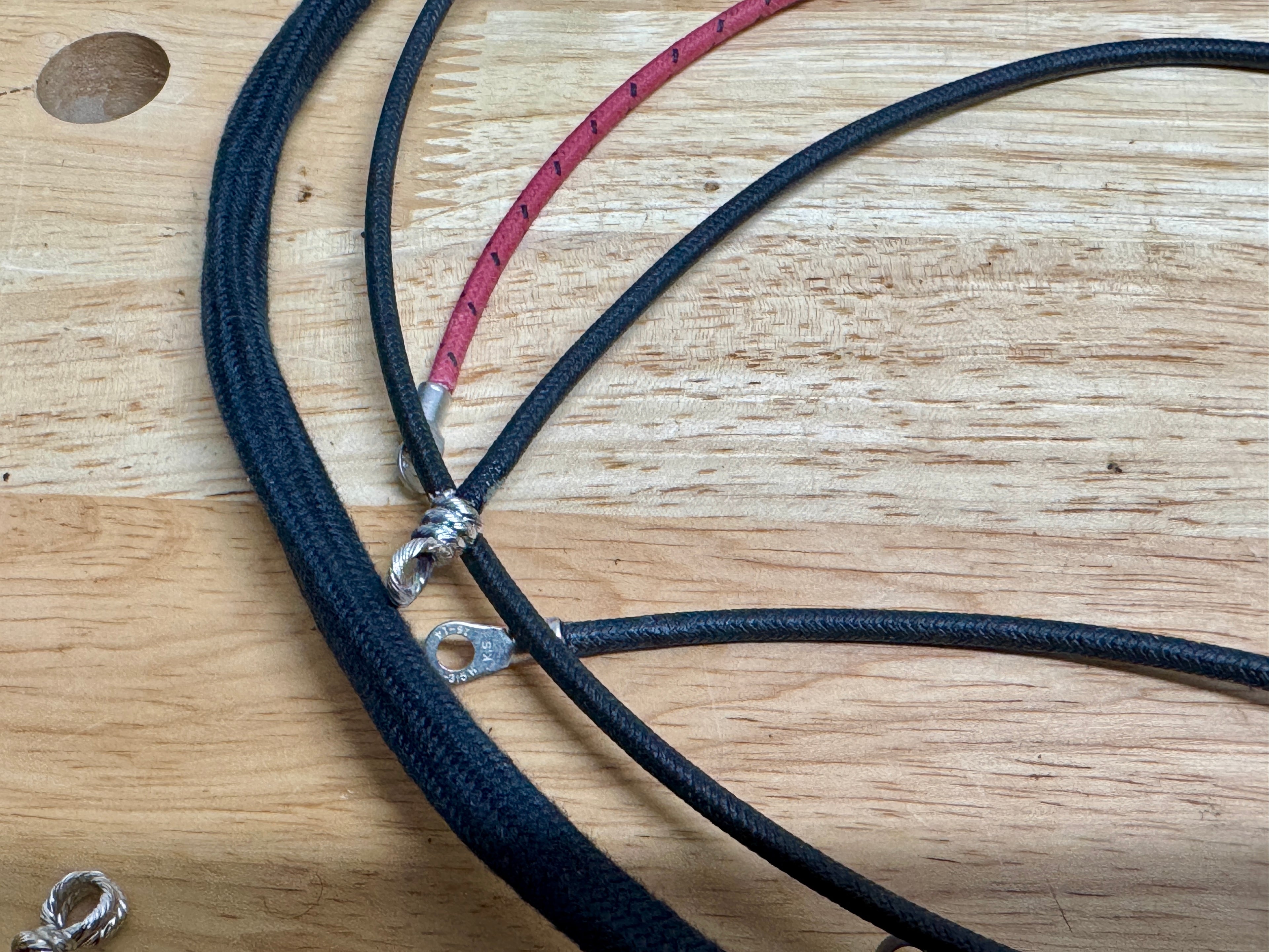 1936 4735-36 Harley EL Premium Wiring Kit Correct Looped & Tinned Terminals Cotton Woven Loom