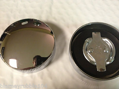 Harley Eaton Gas Caps '41-’54 Late Style Tall Knurl Knucklehead Panhead UL WL