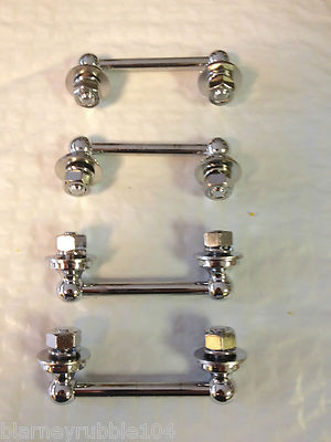 Harley Knucklehed VL Flathead Leather Saddlebag Hanger "Towel Bar" Style 34-Up