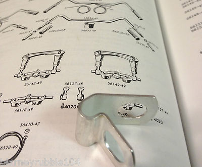 Harley 9959 Throttle Cable Guide Clip WL WLA Servicar 49-57 Clip 61-64 Advance