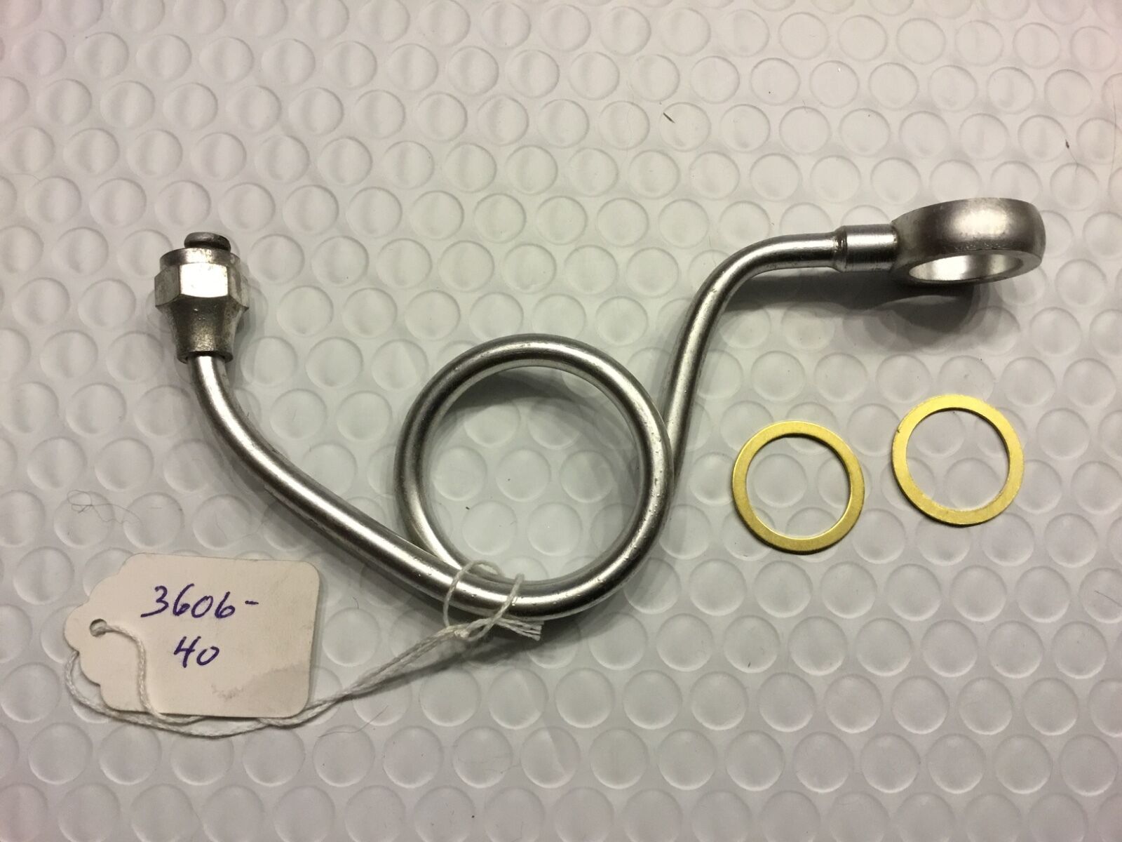 Harley Knucklehead UL Fuel Gas Tank Crossover Line 19401947 OEM 360640